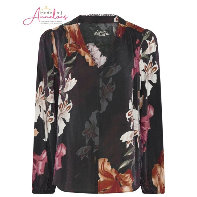 Soulmate Blouse Leona 4571 Dark wine Soulmate Blouse Leona 4571 Dark wine